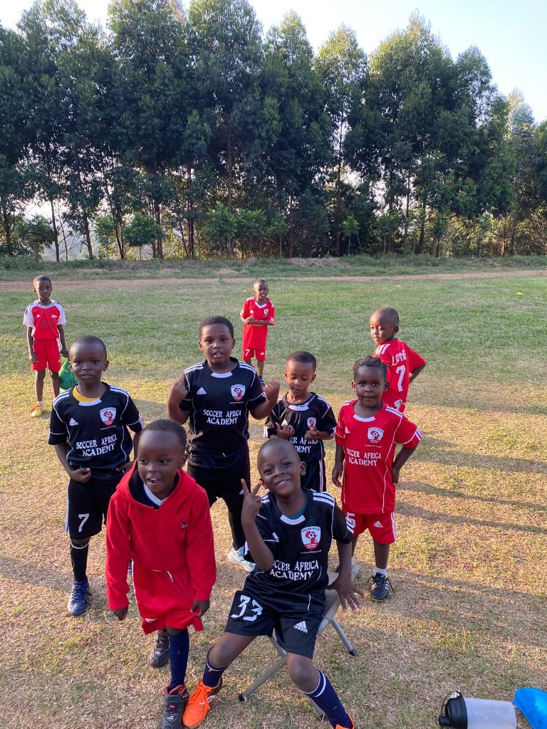 Junior Academy Players Enjoying Training